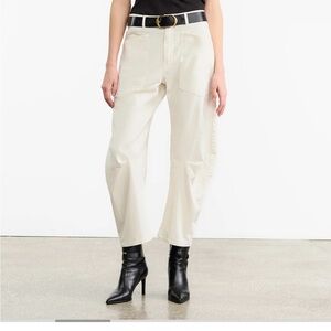 Nili Lotan Shon Pant in Bone NWT Size 6